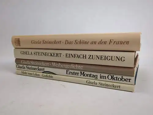 5 Bücher Gisela Steineckert: Mehr vom Leben; Erster Montag im Oktober ...