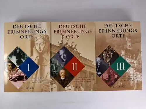 Buch: Deutsche Erinnerungsorte I-III, Francois / Schulze, 2003, Beck, 3 Bände
