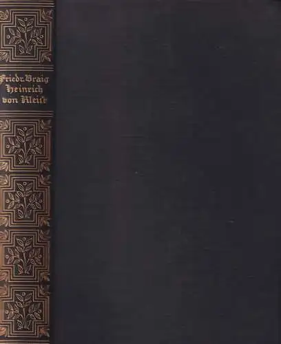 Buch: Heinrich von Kleist, Braig, Friedrich, 1925, C. H. Beck , sehr gut