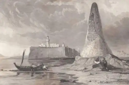 Die Schaedel-Pyramide bei Tebah in Africa. aus Meyers Universum, Stahlsti 266206