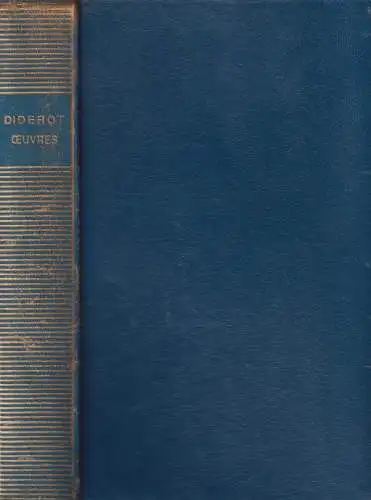 Buch: Oeuvres, Diderot, 1935, La nouvelle revue francaise, gebraucht, gut