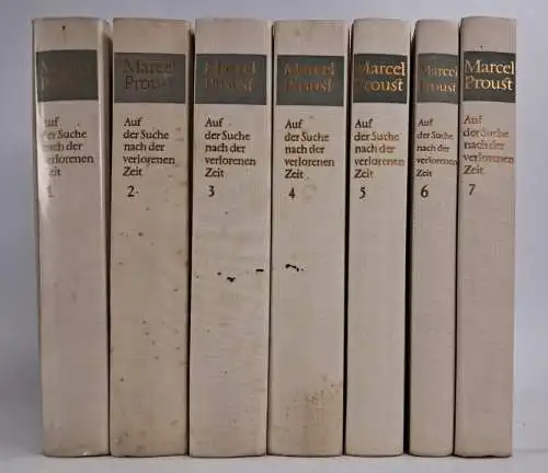 Buch: Auf der Suche nach der verlorenen Zeit, 7 Bände. Proust, Marcel, R & L