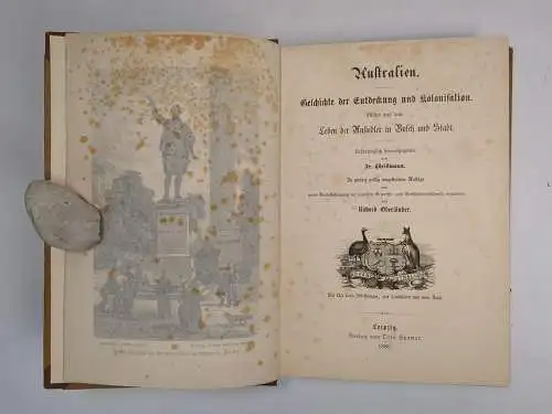 Buch: Australien, Fr. Christmann / Richard Oberländer, 1880, Verlag Otto Spamer