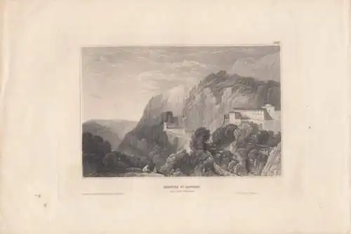 Bey Palanka in Syrmien. aus Meyers Universum, Stahlstich. Kunstgrafik, 1850