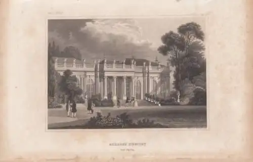 Schloss Neuilly bei Paris. aus Meyers Universum, Stahlstich. Kunstgrafik, 265062