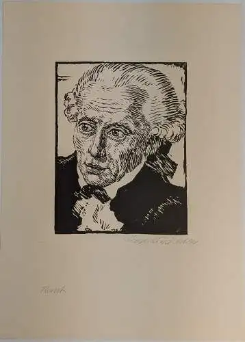 10 Original-Holzschnitte, Leopold Wächtler, Mappenwerk, Max Möhring, Portrait