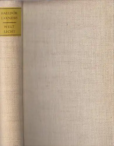 Buch: Weltlicht, Roman, Halldor Laxness, 1955, Suhrkamp Verlag, gebraucht, gut