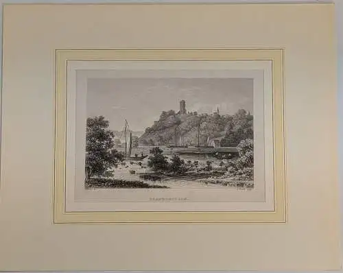 Stahlstich: Blankenstein, H. Winkles, C. Schlickum, Thüringen, Grafik, Ansicht