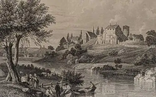 Stahlstich: Wetter an der Ruhr, ZH. Winkles, C. Schlickum, Ansicht, Grafik