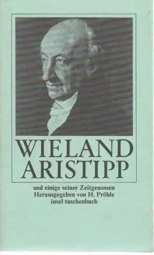 Buch: Aristipp, Wieland, Christoph Martin, 1984, Insel, gebraucht, sehr gut