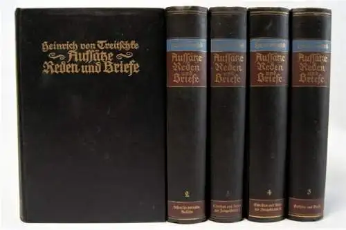 Buch: Aufsätze, Reden und Briefe, Treitschke, Heinrich von. 5 Bände, 1929