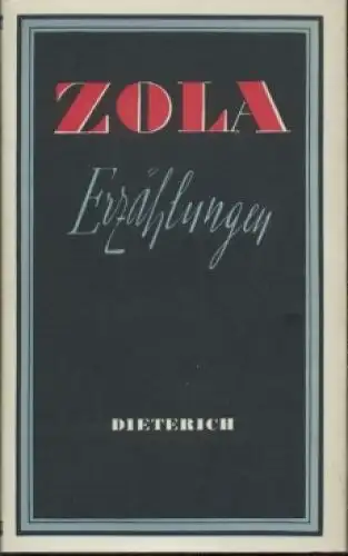 Sammlung Dieterich 143, Erzählungen, Zola, Emile. 1966, gebraucht, gut