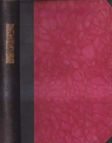 Buch: S. Aureli Augustini Confessionum Libri Tredecim, Augustinus, 1920, Teubner