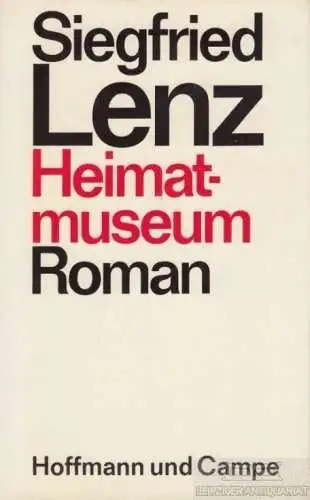 Buch: Heimatmuseum, Lenz, Siegfried. 1978, Hoffmann und Campe Verlag, Roma 32726