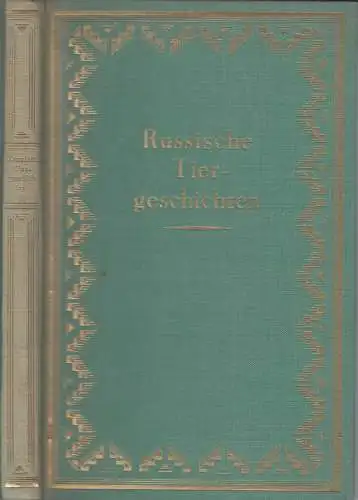 Buch: Russische Tier-Geschichten, Guenther, 1922, Drei Masken, Sieben Novellen