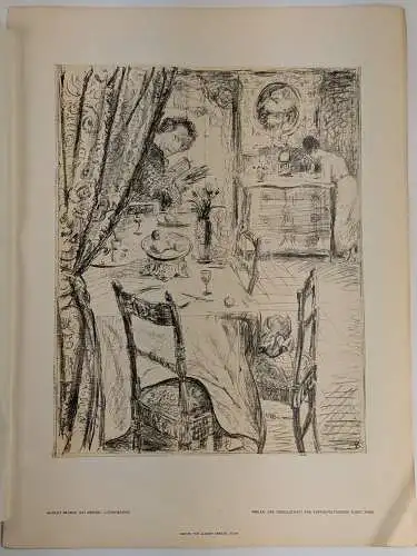Original-Lithografie: Rat Krespel, August Brömse, Albert Berger, Staatsdruck