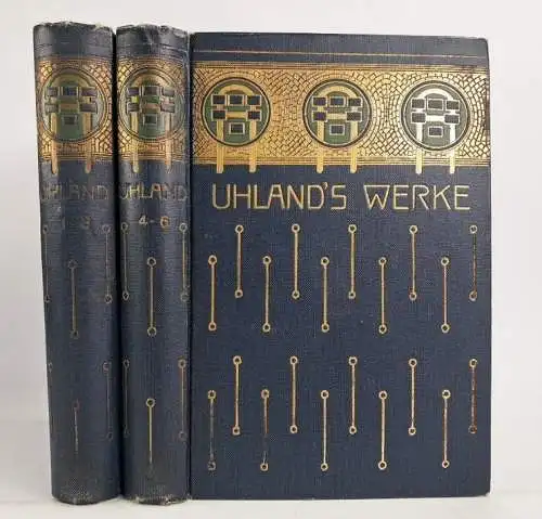 Buch: Ludwig Uhlands Gesammelte Werke in sechs Bänden, Knaur, 6 in 2 Bänden