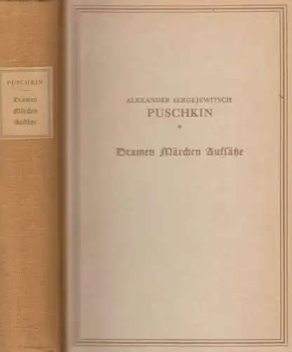 Buch: Dramen Märchen Aufsätze, Puschkin, Alexander Sergejewitsch, SWA Verlag