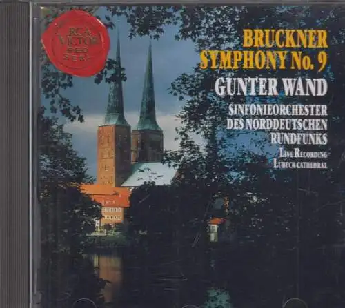CD: Anton Bruckner, Symphony No. 9, 1990, Günter Wand, Live Recording, Lübeck