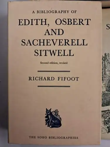 7 Bücher Edith, Osbert and Sacheverell Sitwell, englischsprachig, signiert