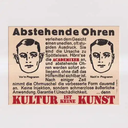 Programmheft: Kultur ist keine Kunst Kabarett Academixer, 1984, mit 2 Beilagen