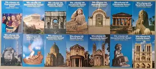 14 Bände Wie erkenne ich Kunst? Bechtermünz Verlag, 2000, Rokkoko, Renaissance..