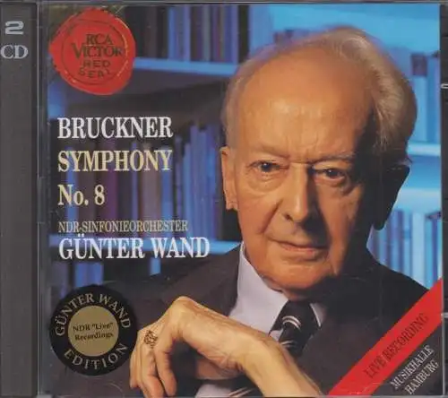 Doppel-CD: Anton Bruckner, Symphony No. 8, 1995, Günter Wand, Live Recording