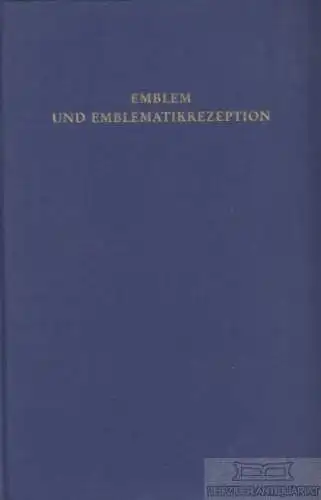 Buch: Emblem und Emblematikrezeption, Penkert, Sibylle. 1978, gebraucht, gut