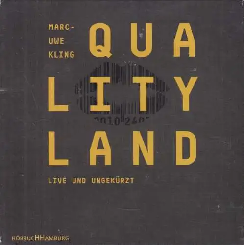 CD-Box:  Marc-Uwe Kling - Qualityland. 2017, Live Autorenlesung, 7 CDs, sehr gut