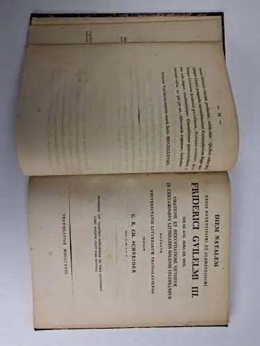Buch: Diem natalem regis potentissimi et clementissimi Friderici Guilelmi III.