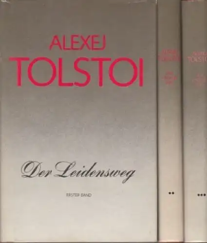 Buch: Der Leidensweg, Tolstoi, Alexej. 3 Bände, 1984, Aufbau-Verlag
