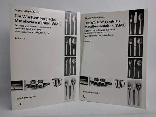 Buch: Die Württembergische Metallwarenfabrik (WMF) 1+2, Altgeld-Peters, LIT