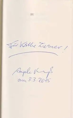 Buch: Im schönsten Fall, Krauß, Angela, 2011, Suhrkamp, gebraucht, sehr gut