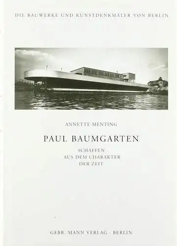 Buch: Paul Baumgarten, Menting, Annette, 1998, Gebr. Mann Verlag, sehr gut