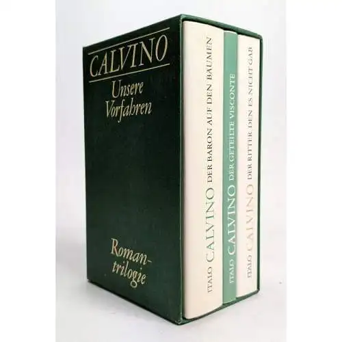 Buch: Unsere Vorfahren. Romantrilogie, Calvino, Italo. 3 Bände, 1981