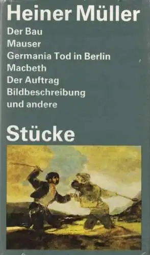 Buch: Stücke, Müller, Heiner. 1988, Henschelverlag, gebraucht, gut