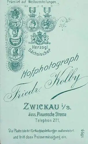 Fotografie Kolby, Zwickau - Portrait Kind im karierten Kleid, Fotografie