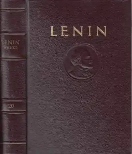Buch: Werke. Band 20, Lenin, W.I. 1968, Dietz Verlag, gebraucht, gut