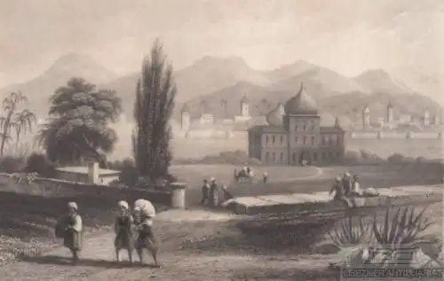 Schiras in Persien. aus Meyers Universum, Stahlstich. Kunstgrafik, 1850 266419