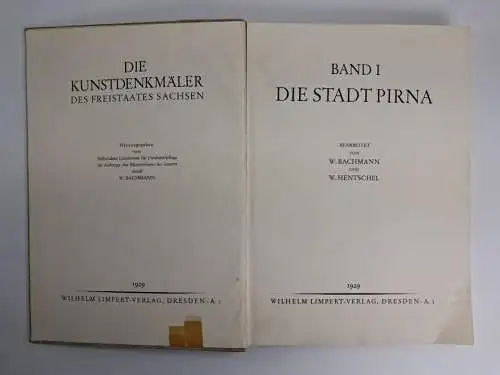 Buch: Die Kunstdenkmäler des Freistaates Sachsen Band 1 - Die Stadt Pirna,