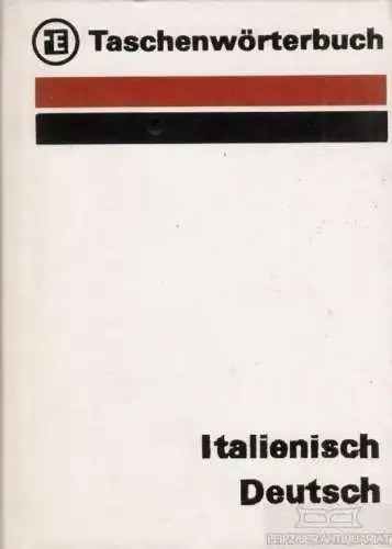 Buch: Taschenwörterbuch Italienisch-Deutsch, Micchi, Vladimiro. 1976