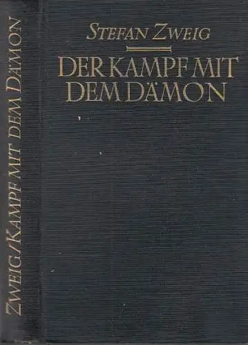 Buch: Der Kampf mit dem Dämon, Zweig, Stefan.  1925, Insel, gebraucht, gut