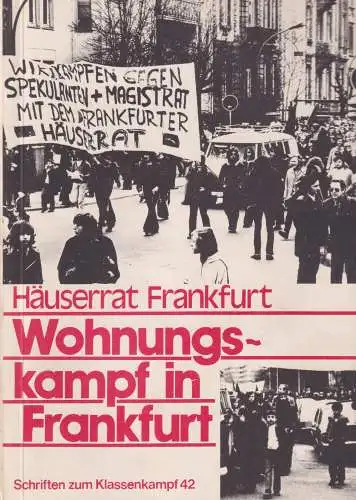 Buch: Wohnungskampf in Frankfurt, 1974, Trikont-Verlag, Häuserrat Frankfurt