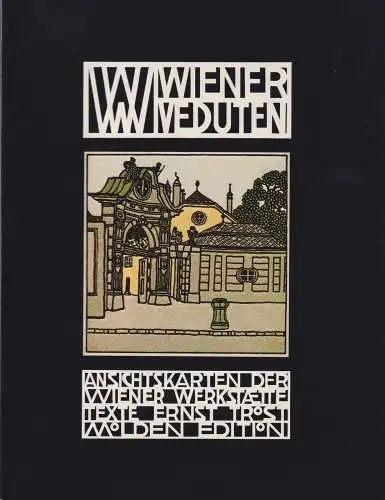 Buch: Wiener Veduten, 47 Ansichtskarten der Wiener Werkstätte, Trost, Ernst