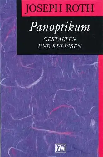 Buch: Panoptikum, Roth, Joseph, 1983, Kiepenheuer & Witsch, sehr gut
