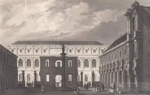 Ecole Nationale des Beaux Arts (Paris). aus Meyers Universum, Stahlstich. 1850