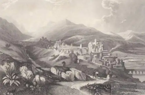 Placengia (Spanien). aus Meyers Universum, Stahlstich. Kunstgrafik, 1850