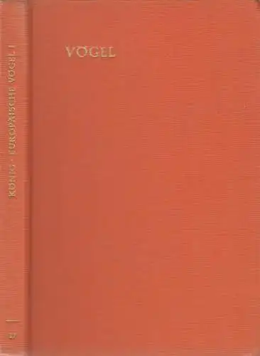 Buch: Europäische Vögel. König, Claus, 1966, Belser Verlag, Belser Bücherreihe