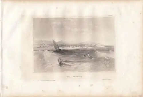 Rio Janeiro. aus Meyers Universum, Stahlstich. Kunstgrafik, 1850, gebraucht, gut