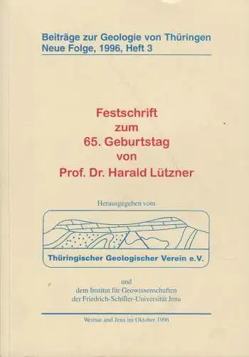 Buch: Beiträge zur Geologie von Thüringen. Neue Folge Heft 3. 1996